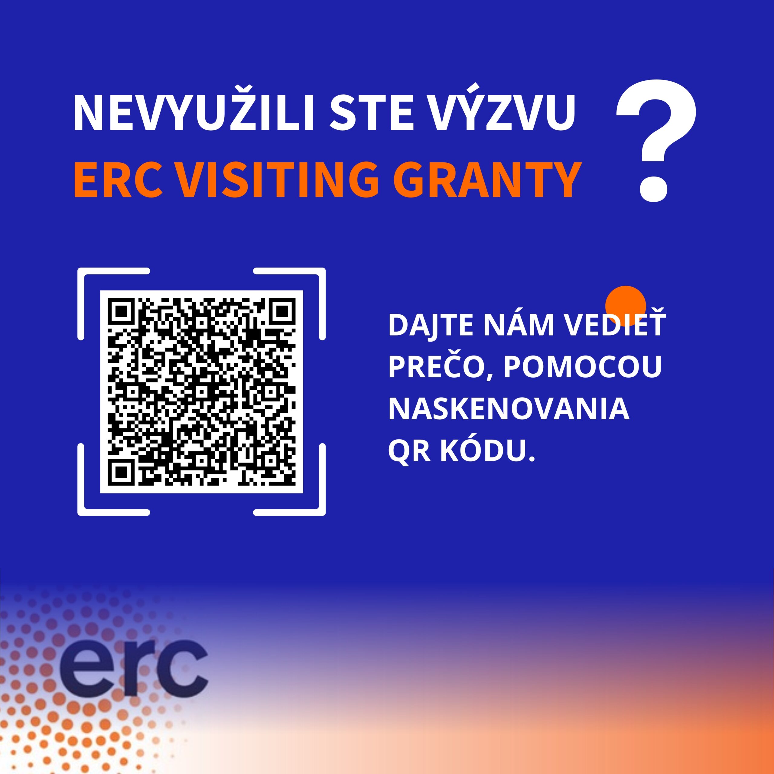 ERC Visiting granty: Otvorenie 2. kola výzvy a spätná väzba k nastaveniu