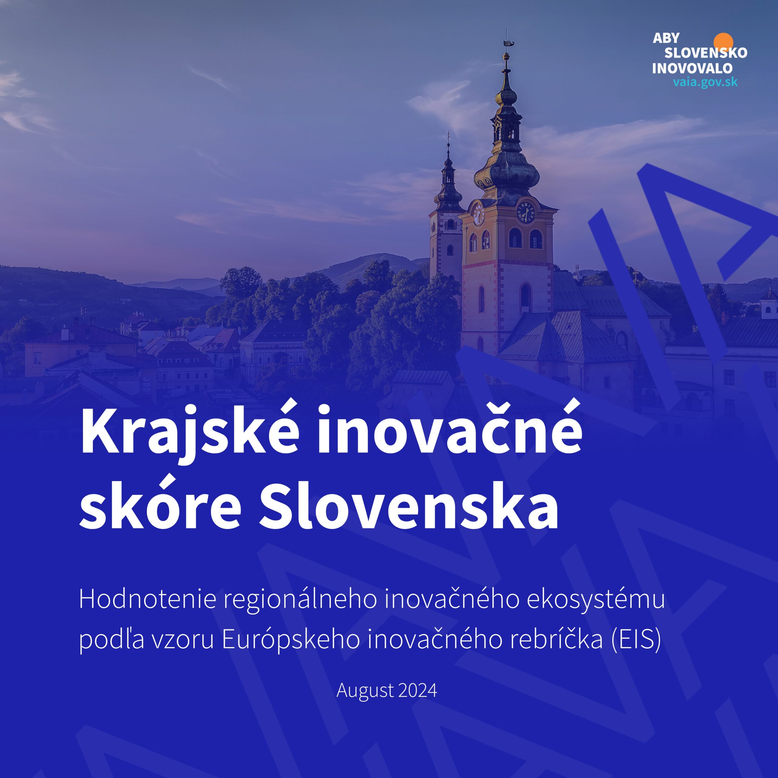 Krajské inovačné skóre Slovenska (2024)