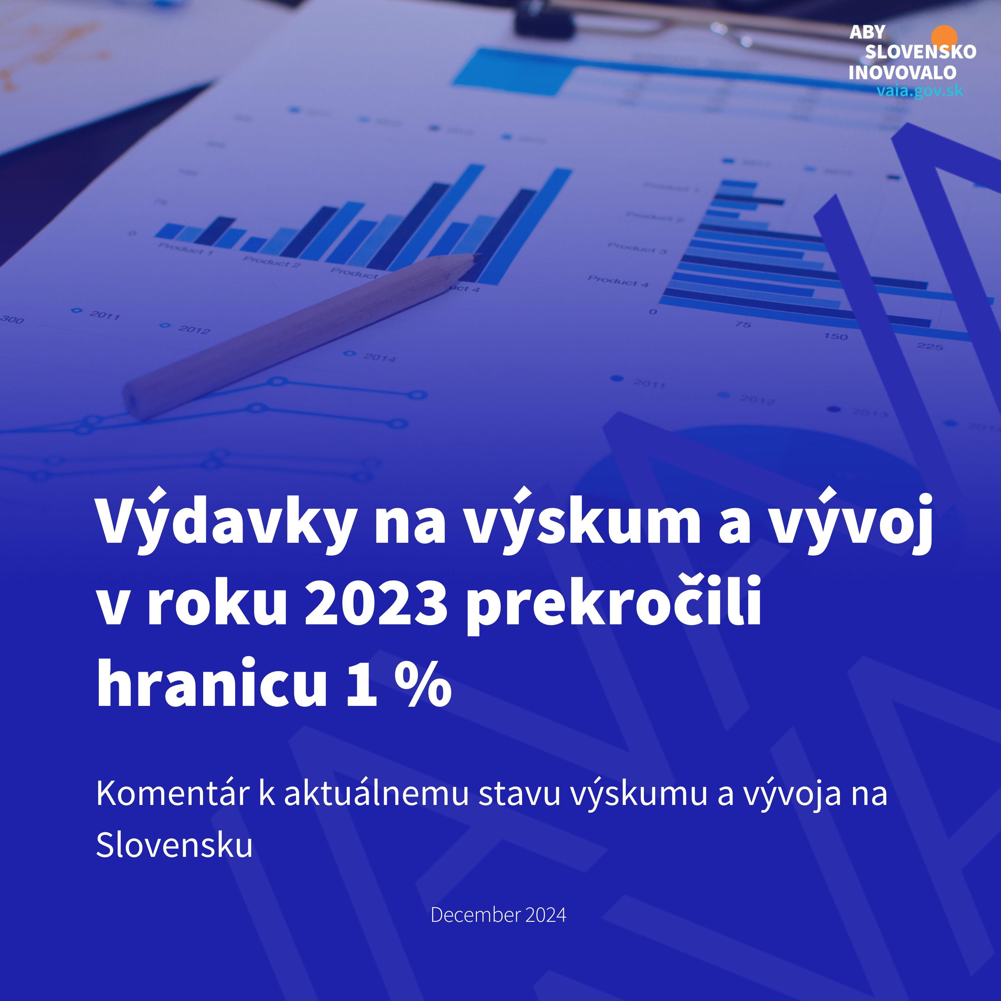 Výdavky na výskum a vývoj v roku 2023 prekročili hranicu 1%