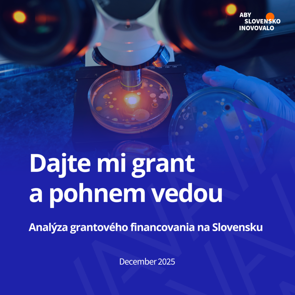 Dajte mi grant a pohnem vedou